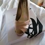 Nine West Chrissey Gold satin UK 5 Image 2