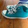 Converse Hi Tops, Teal Blue Image 5