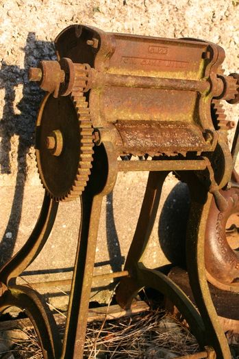 Antique Oil Cake Mill - Thompson Brothers  Vexford Antique Milling Machine