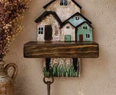 Handcrafted wooden key holders!