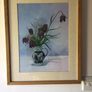 Beautiful Boxed Frame Floral Picture Image 2