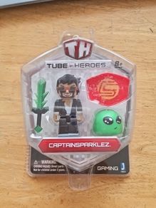 BRAND NEW Tube Heroes Gaming CaptainSparklez Action Figure