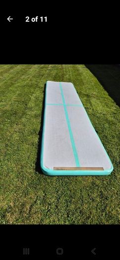 Air track. gymnastics