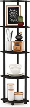 5 shelf Toolless Shelves, Wood, Espresso/Black (FREE POSTAGE)