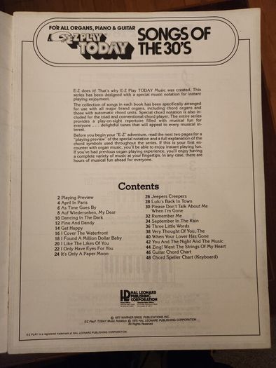 Music Song Books X 2. 100 Songs To Remember. 40 Ezplay  Today. Large Volume Paperback In Good Condition. 38