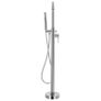 Freestanding Bathtub Faucet Stainless Steel 118.5 cm Image 2
