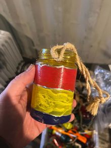 Hand painted lanterns