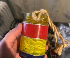 Hand painted lanterns