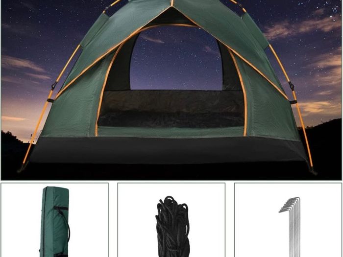 Hydraulic Dome Tent Canopy for Camping Automatic Waterproof Tents 3-4 Person Canopy Easy to Set up MULTIPLE COLOURS AVAILABLE (FREE POSTAGE)