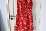 Floral Red Dress, Dunnes Size 10