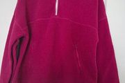 Pink fleece zip up jumper
