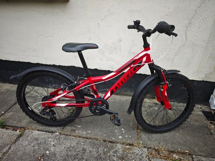 Kids bicycle DRAG Hardy Jr. 20" Red & Girls Helmet
