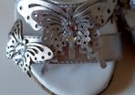 girls silver sandals