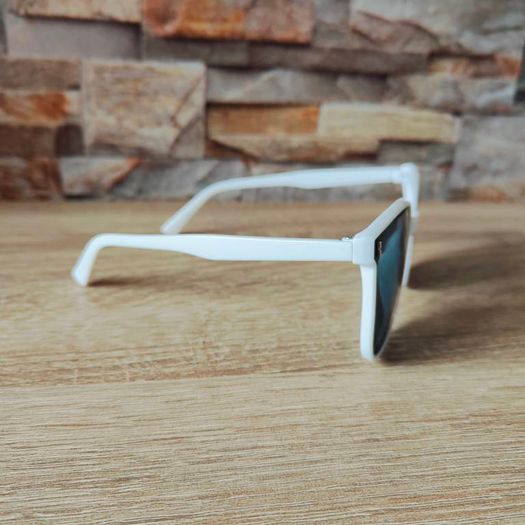 White frame sunglasses