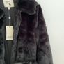 jacket Bnwt black fur jacket yumi brand size 10 Image 9