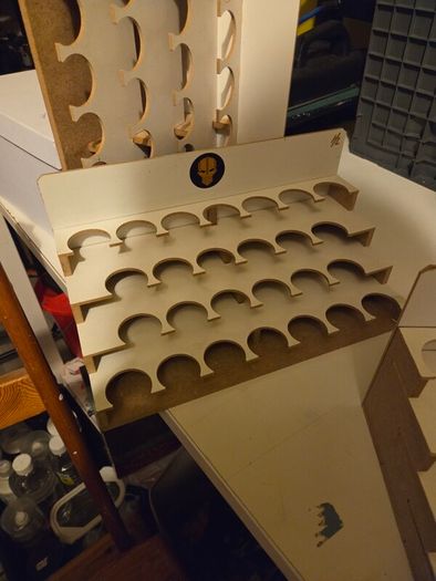 Warhammer hobbyzone paint racks