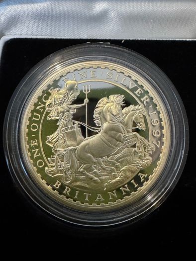 1997 Silver Proof BRITANNIA Collection - 4 coin set