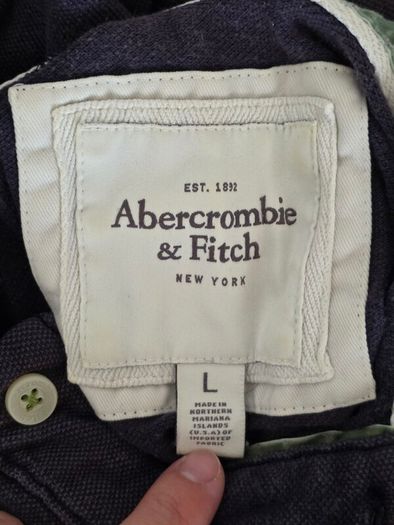 Abercrombie & Fitch Muscle Rugby Shirt Mens Large