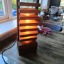 Hand crafted tiered lamp Image 4