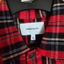 Current/Elliott Red Denim Plaid Dress Image 4