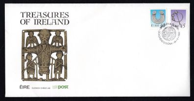1992 Ireland Seventh Definitive Series Treasures of Ireland (40p and 45p) An Post First Day Cover (FDC)