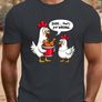 Men's Funny Chicken Bucket Print T-Shirt Image 3