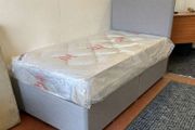 single beds with memory foam mattress - free delivery - payment on delivery