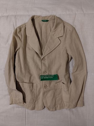 Benetton Dressy Linen Jacket, new with tags