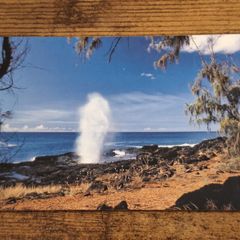 Vintage Postcard The Spouting Horn, Hawaii, USA - free standard postage