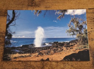 Vintage Postcard The Spouting Horn, Hawaii, USA - free standard postage