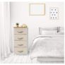 horizontal Chest of 4 Drawers Bedroom, Living Room, Nursery Room, Hallway Image 6