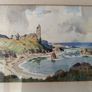 Original Watercolour of Dunure Castle by Robert Houston RSW (Framed) Image 2
