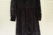 Black lace dress size S