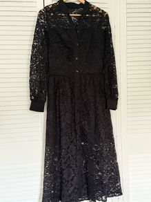 Black lace dress size S