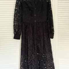Black lace dress size S