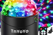 FREE EXPRESS SHIPPING Disco Ball 7 RGB Color with Remote, Disco Lights Sound Activated Party Lights, USB Powered Disco Ball Light for Parties, Birthday, Festival, Bar, Car, Wedding, Kids