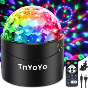 FREE EXPRESS SHIPPING Disco Ball 7 RGB Color with Remote, Disco Lights Sound Activated Party Lights, USB Powered Disco Ball Light for Parties, Birthday, Festival, Bar, Car, Wedding, Kids