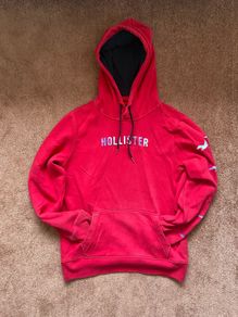 Red hollister hoodie