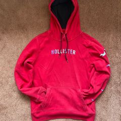 Red hollister hoodie