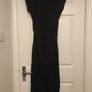 Jersey Ribbed Black Dress Dunnes Image 2