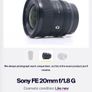 20mm f1.8 sony G e mount fe mint Image 4