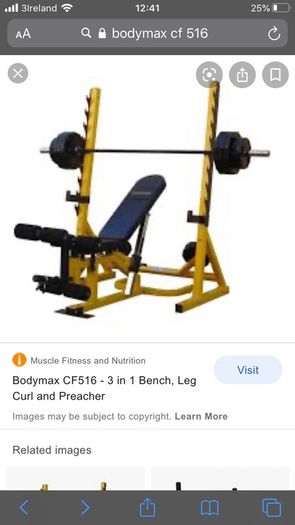 bodymax Olympic squat & bench