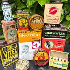 Vintage French Advertising Tins