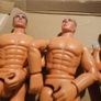 3 Power Team Action Figures plus 2 similar figures plus loads of clothes and accessories mixed lot Image 2