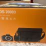 Canon EOS 2000D DSLR with EFS 18-55 lens, shoulder bag and memory card Image 3