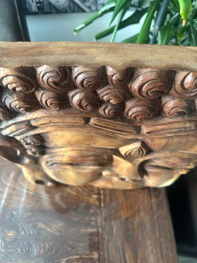 Solid Wood Buddha portrait. Hand crafted. 50x40x4cm