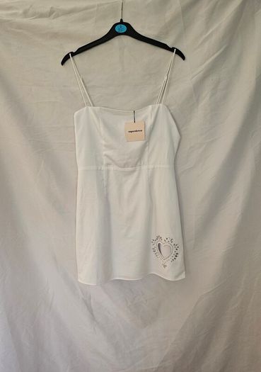 Superdown Revolve White Mini Dress With Cutout