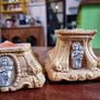 Vintage religious virgin and child candleholders Image 7