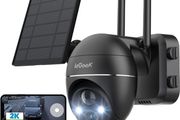 2K Wireless Solar Camera,360 Degree Solar Security Camera Outdoor with 15000mAh Rechargeable Battery Powered,PTZ WiFi CCTV Camera Wireless Outdoor, Pan 355 Degree Tilt 120,PIR Motion Detection (FREE POSTAGE)