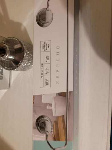 new chrome towel bar